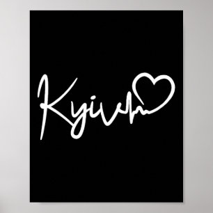Kyiv Hartslag Stad Kiev Oekraine Poster