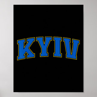 Kyiv Oekraine Liefhebbers Patriottisch Trots Oekra Poster