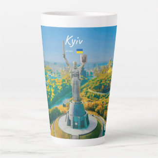 Kyiv, Oekraïne - Moeder Oekraïne Monument Groot Latte Mok