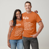 KYLA Definition Personalized Name Funny Christmas  T-shirt (Unisex)