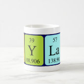 Kylan périodique nom de table mug (Centre)