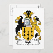 Kyle Family Crest Briefkaart (Voorkant / Achterkant)