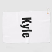 Kyle Mannen naam, Golfhanddoek (Horizontaal)