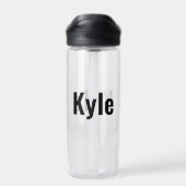 Kyle Mannen naam, Waterfles (Achterkant)