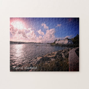 Kyle of Lochalsh in Schotland die naar Skye kijkt Legpuzzel