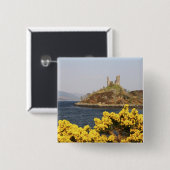 Kyleakin, Schotland. De oude ruïnes van 2 Vierkante Button 5,1 Cm (Voorkant /achterkant)