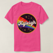 Kyleigh regenboog in ruimte  grunge stijl t-shirt (Design voorkant)