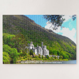 Kylemore Abbey Connemara Galway Ierland. Jigzaag P Legpuzzel
