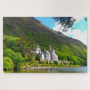 Kylemore Abbey Connemara Galway Ierland. Legpuzzel