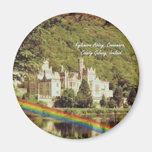 Kylemore Abbey Ierland - Design #2 Magneet (Voorkant)