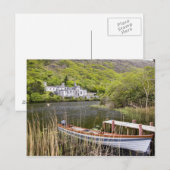 Kylemore Abbey, Ierland. Kylemore Abbey Briefkaart (Voorkant / Achterkant)