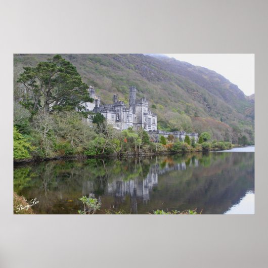 Kylemore Abbey, Ierland Poster (Voorkant)