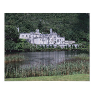 Kylemore Abdij, Connemara, County Galway, Foto Afdruk