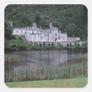 Kylemore-abdij, Connemara, County Galway, Vierkante Sticker