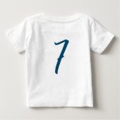Kylian Mbappe Aquarelle arc-en-ciel T-shirt enfant (Dos)