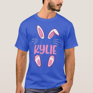 KYLIE Easter Bunny Funny Novelty Womens Custom Nam T-shirt