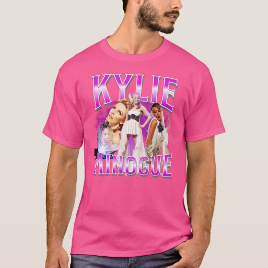 Kylie Minogue Bootleg 90s retro T-shirt (Voorkant)