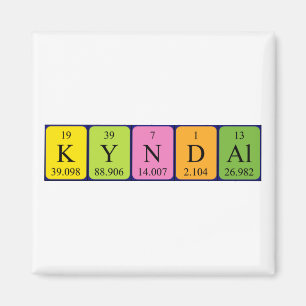 Kyndal periodiek table name magnet magneet