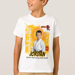 Kyokushin Dojo Foto Student Gele Band Team T-shirt
