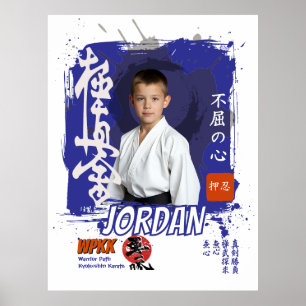 Kyokushin Dojo Studentenriem Herdenking Poster