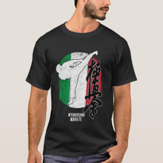 Kyokushin Italië Karate Italiaanse vlag Kyokushink T-shirt