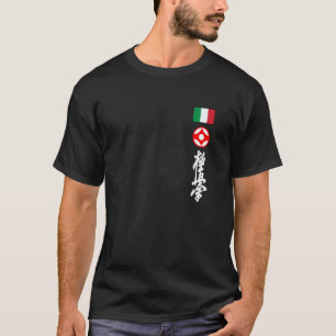 Kyokushin Italië Karate Italiaanse vlag Kyokushink T-shirt