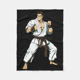 Kyokushin Karate Beoefenaar - Japanse Vechtkunsten Fleece Deken