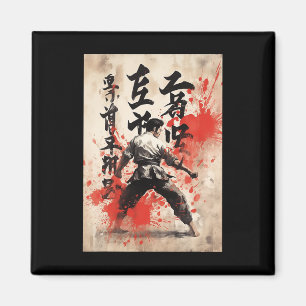 Kyokushin Karate Japanse Kalligrafie Vechtkunst Magneet