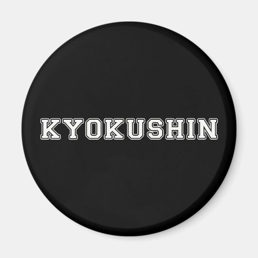 Kyokushin Karate Magneet (Voorkant)