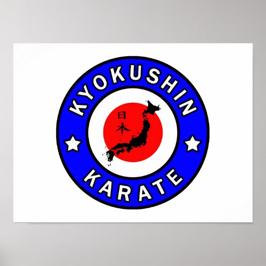 Kyokushin Karate Poster (Voorkant)