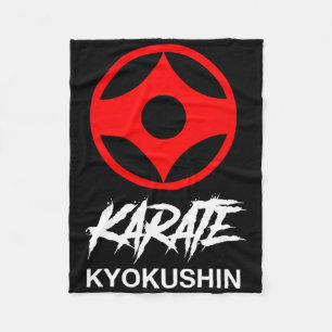 Kyokushin Karate Symbool Kyokushinkai Dojo Trainin Fleece Deken