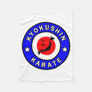 Kyokushin Karate T Shirt_2 Fleece Deken
