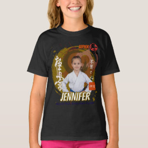 Kyokushin Meisje Bruine Band Persoonlijk Team T-shirt