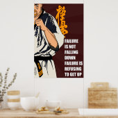 Kyokushin - Poster de refus d'échec (Cuisine)