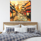Kyoto Dusk Canvas Afdruk (Insitu (Slaapkamer))
