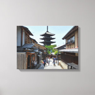 Kyoto Gion Japan Poster Canvas Afdruk