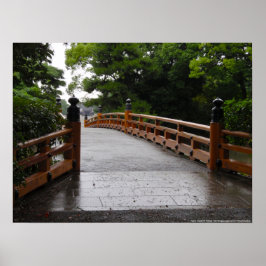 Kyoto-imperial paleis met Bridge-Poster Poster