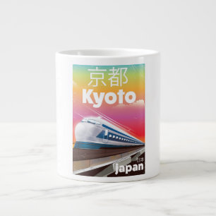 kyoto Japan bullet treinstijl vintage reisposter Jumbo Mok