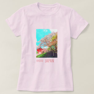 Kyoto Japan Cherry Blossom reisfotografie T-shirt