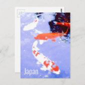 Kyoto Japan Kohaku koi carp Japans reizen Briefkaart (Voorkant / Achterkant)