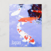 Kyoto Japan Kohaku koi carp Japans reizen Briefkaart (Voorkant)
