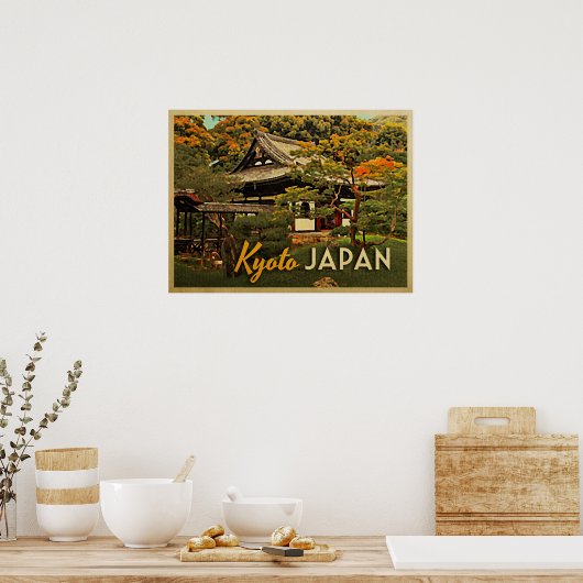 Kyoto Japan Poster (Keuken)