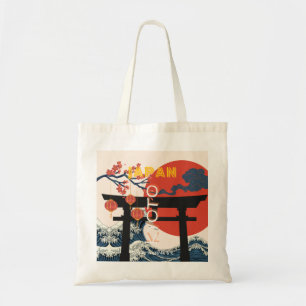 Kyoto Japan Reiskunst, Retro Reiskunst Tote Bag