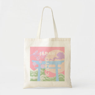 Kyoto Japan Reiskunst, Roze Pastel Reiskunst Tote Bag
