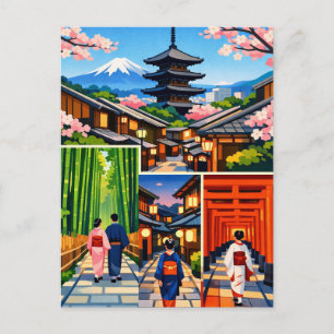 Kyoto Japan Reizen  Briefkaart
