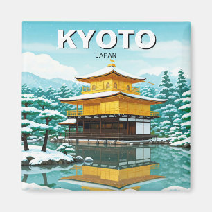 Kyoto Japan Travel Kinkakuji Golden Pavilion Magneet