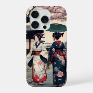Kyoto Kimono Lente Wandeling iPhone Hoesje iPhone 15 Pro Hoesje