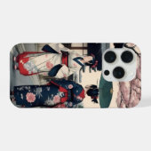 Kyoto Kimono Spring Walk iPhone Case (Verso Horizontal)