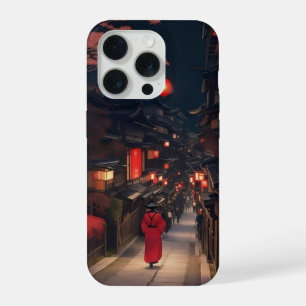 Kyoto Nachtlantaarn Wandel iPhone Hoesje iPhone 15 Pro Hoesje