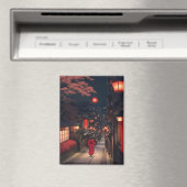 Kyoto Night Lanterns Magnet (In Situ (Lave-vaisselle))
